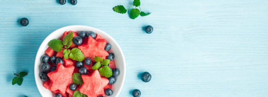 salade de fruits et pastèques