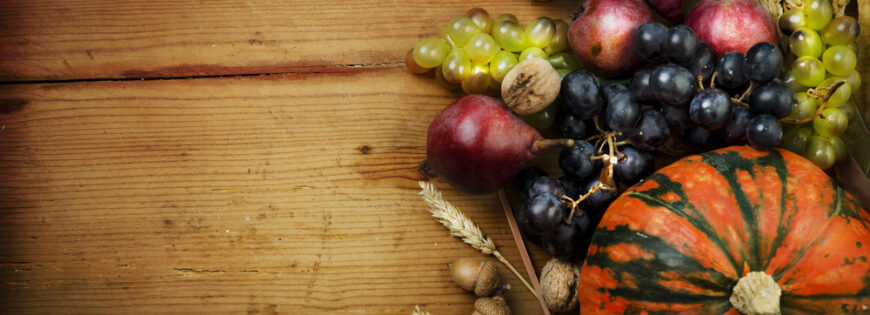 fruits et légumes d'octobre