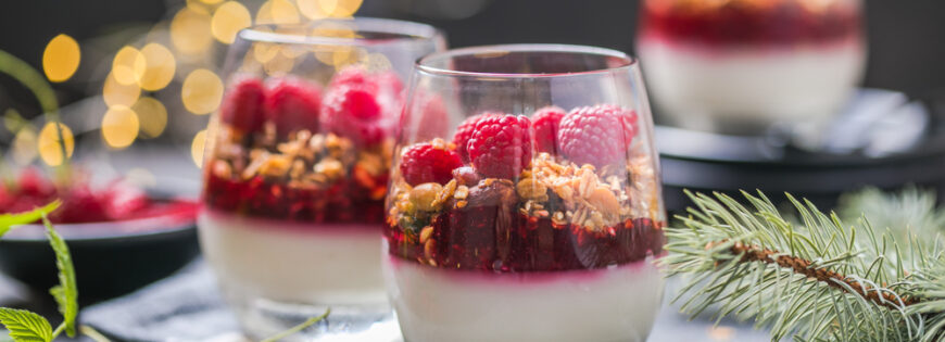 desserts de Noël aux fruits frais