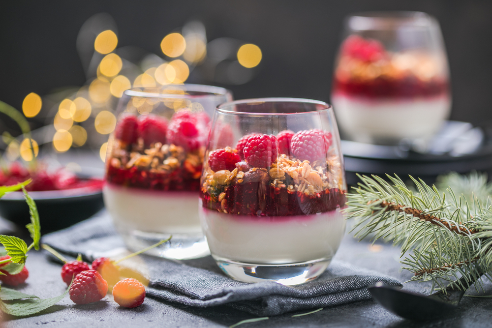 desserts de Noël aux fruits frais