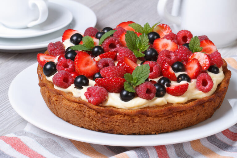 Tarte aux fruits rouges