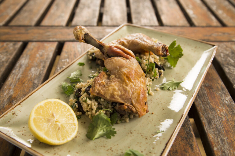 Confit,Chicken,With,Lemon,,Olive,&,Herb,Cous,Cous