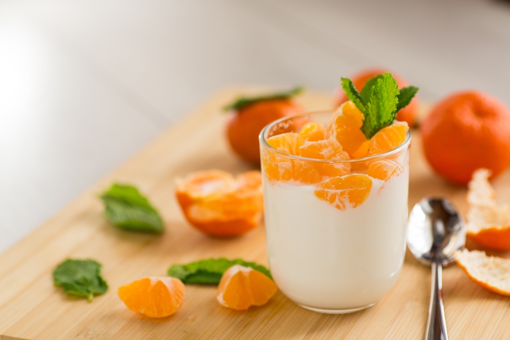 dessert à la mandarine