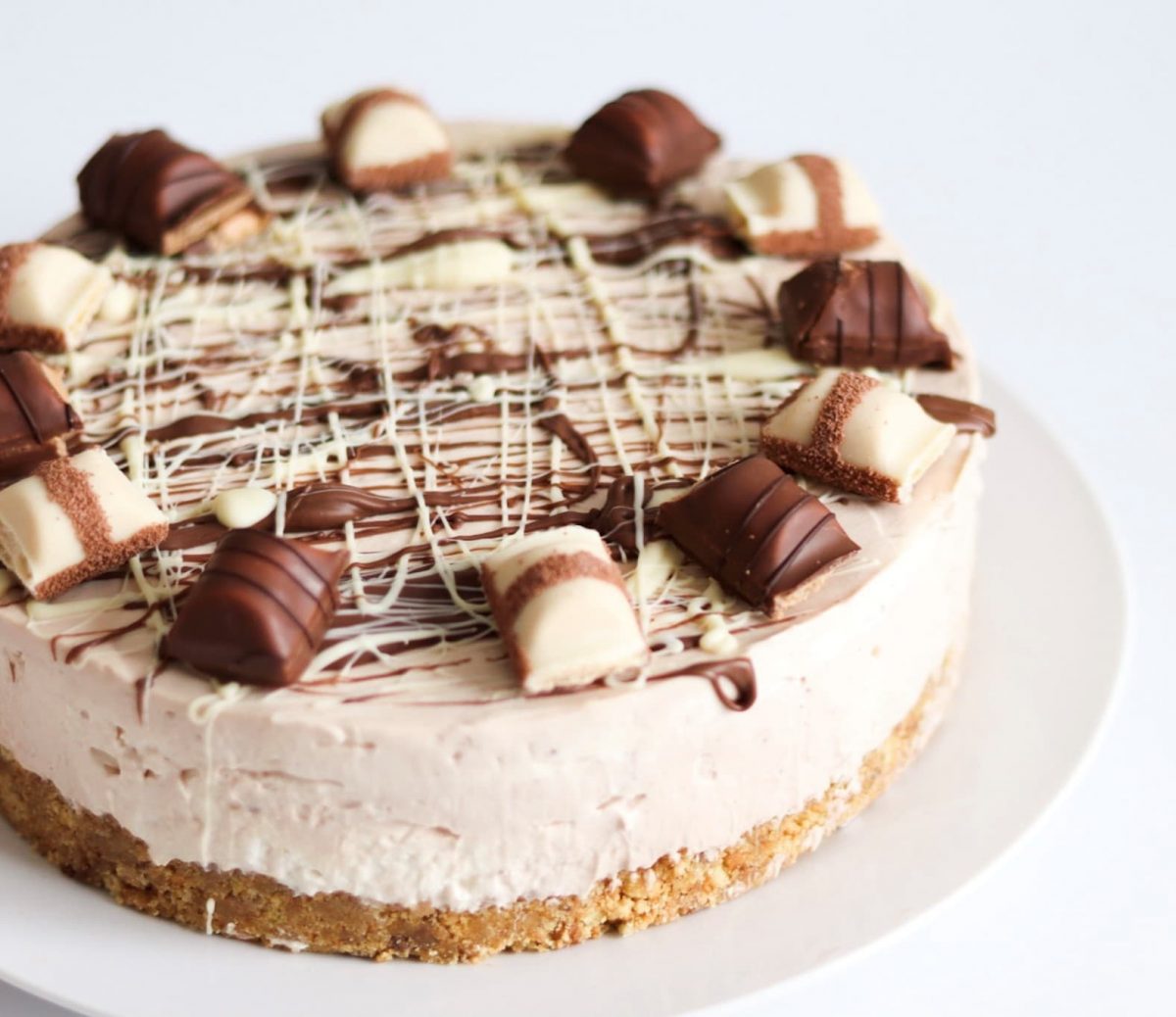 Cheesecake au Kinder Bueno