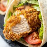 recette de Wrap de poulet crispy aux cornflakes & sauce burger - Marché Frais