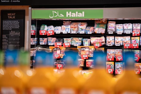 rayon halal supermarché