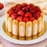 Charlotte aux fraises spéciale fête des mères 2