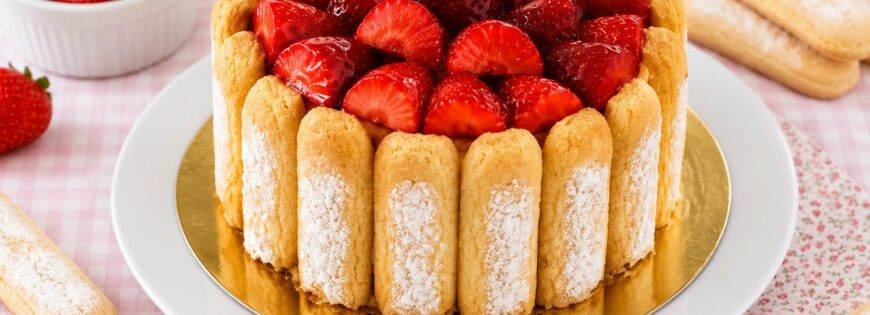 Charlotte aux fraises spéciale fête des mères 2