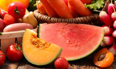 Melon,,Watermelon,,Fruit,And,Vegetable fruits et légumes hydratants de canicule
