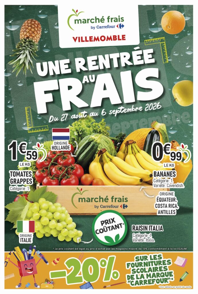 couverture catalogue de rentrée