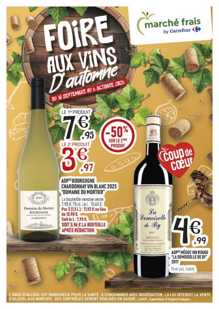 1- foire aux vins MARCHE FRAIS 2026