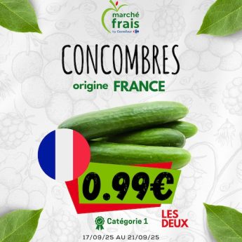 Affiche mag  - concombre