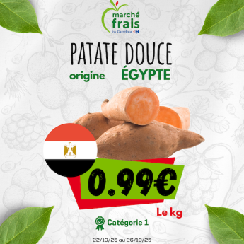 patate douce promo
