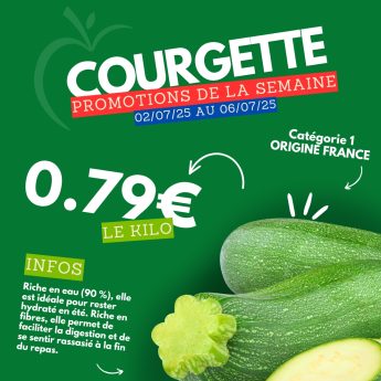 promos courgettes